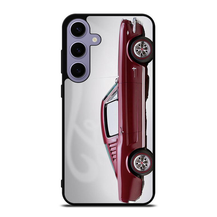 1965 FORD MUSTANG RED CAR Samsung Galaxy S24 Plus Case Cover