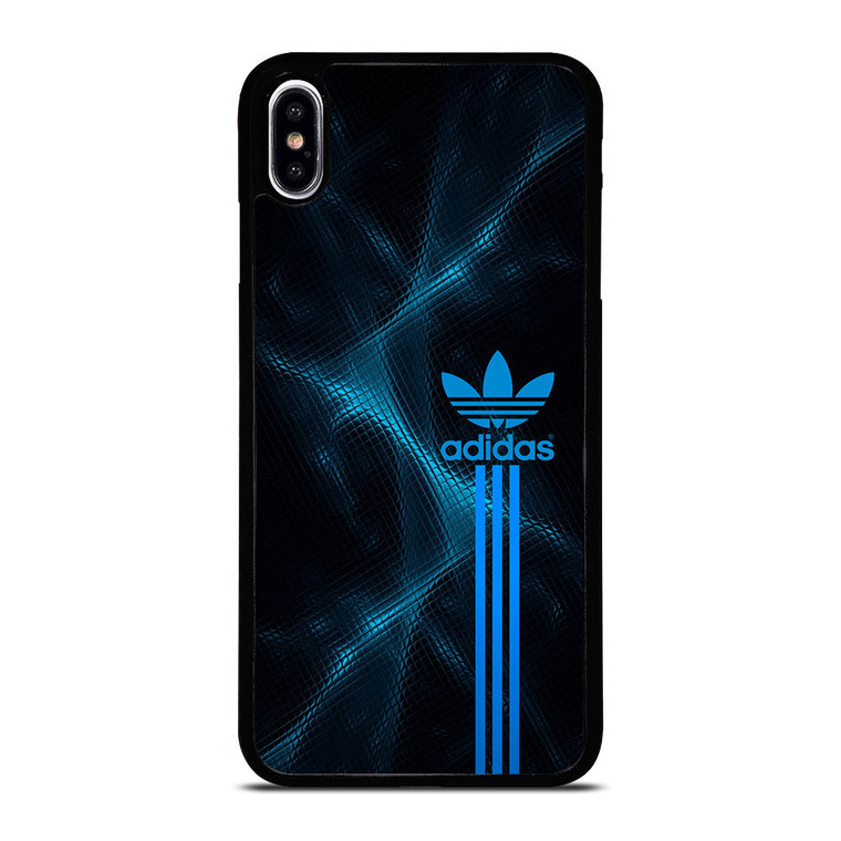 ADIDAS LOGO ABSTRACT BLUE LIGHT iPhone XS Max Case Cover