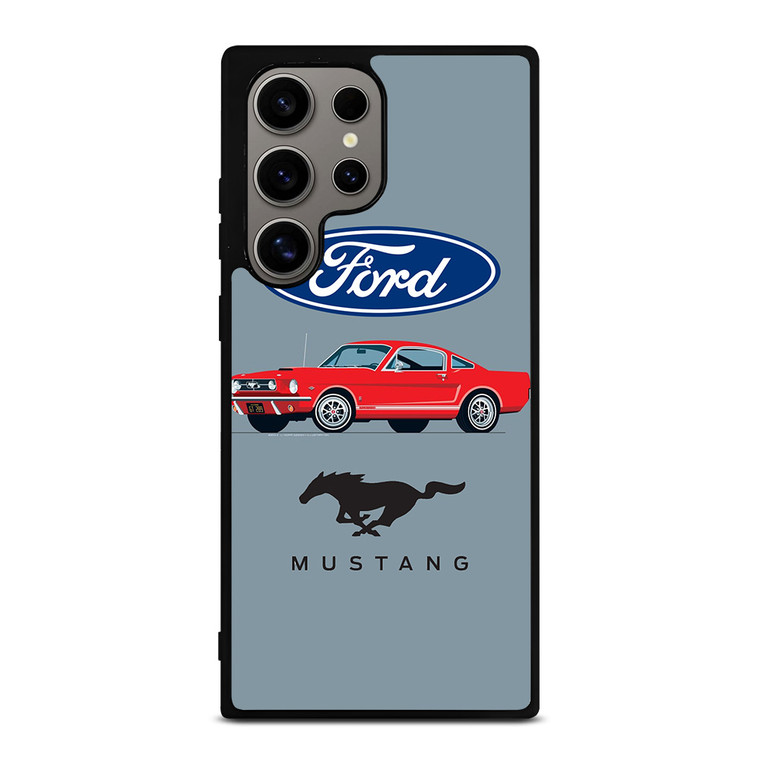 1965 FORD MUSTANG ILLUSTRATION Samsung Galaxy S24 Ultra Case Cover