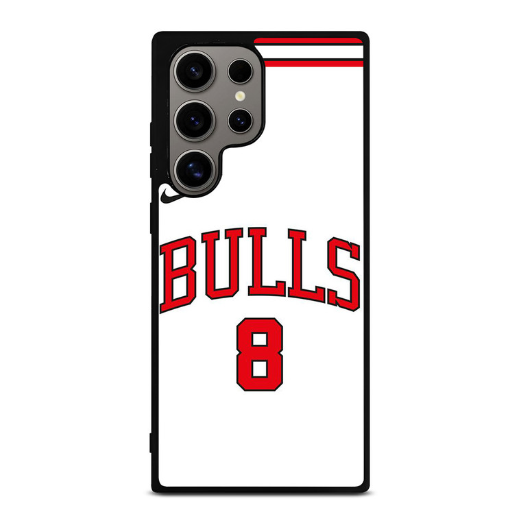 ZACH LAVINE CHICAGO BULLS WHITE Samsung Galaxy S24 Ultra Case Cover