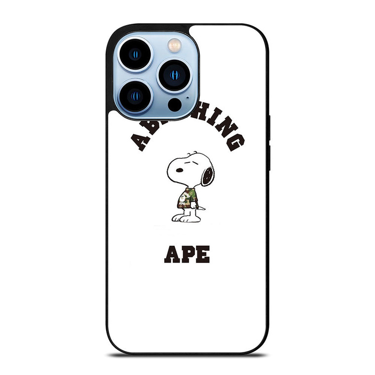 A BATHING APE BAPE SNOOPY iPhone 13 Pro Max Case Cover