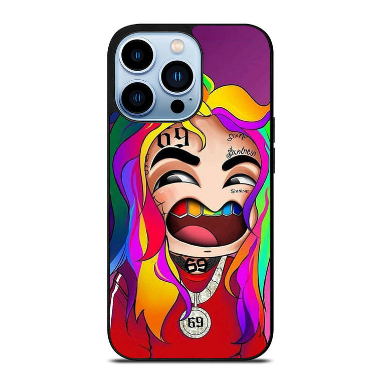 6IX9INE SIX NINE FACE CARTOON iPhone 13 Pro Max Case Cover