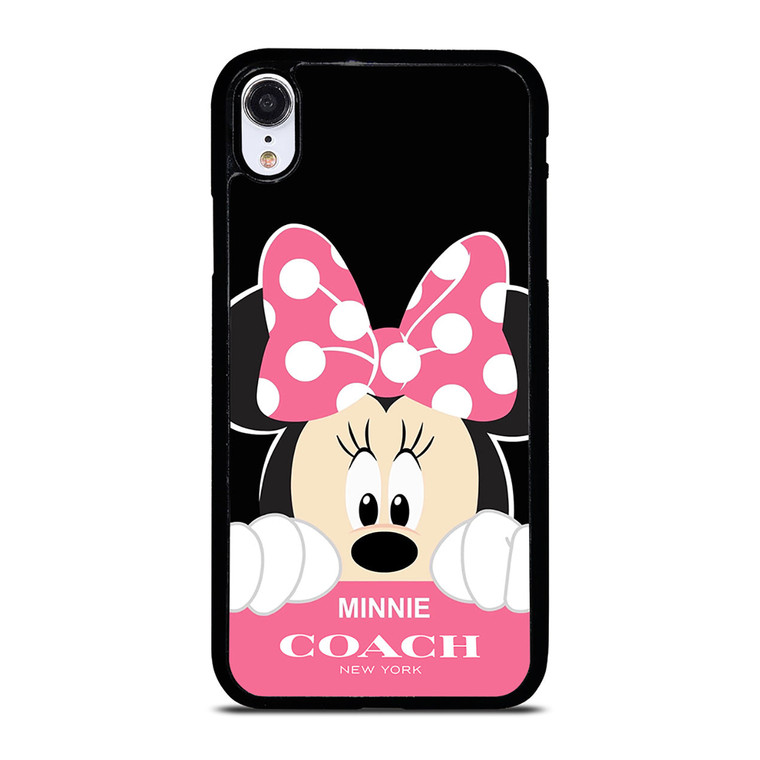 MINNIE MOUSE PINK COACH NEW YORK iPhone XR Case Cover