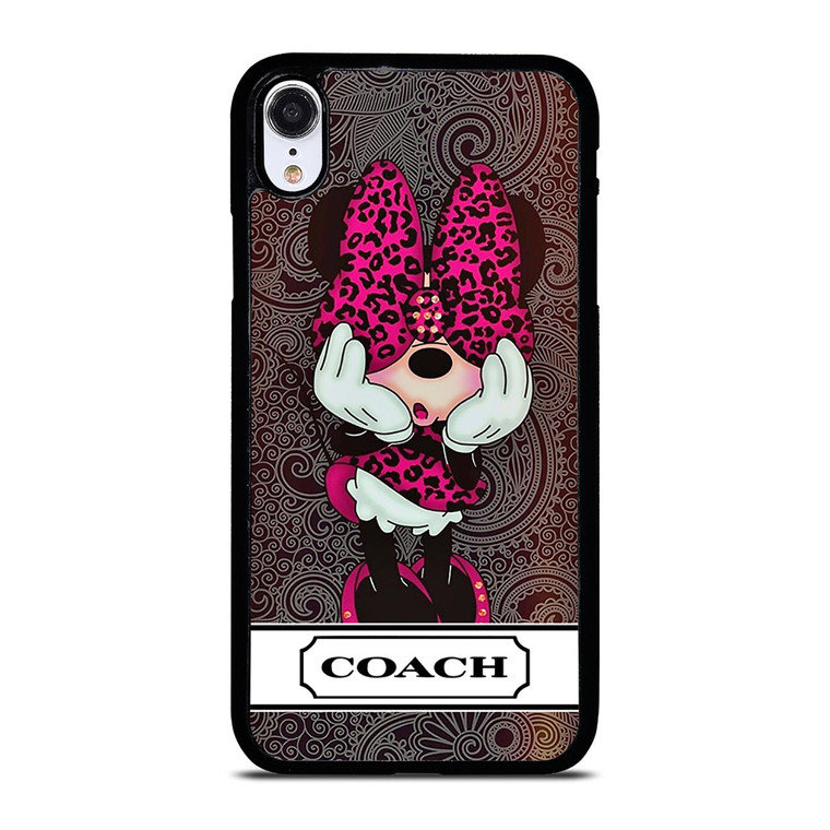 COACH NEW YORK MINNIE MOUSE CUTE iPhone XR Case Cover