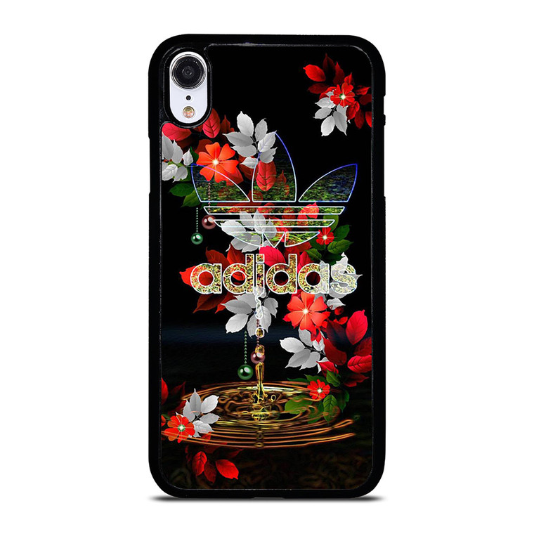 ADIDAS FLOWER PATTERN iPhone XR Case Cover