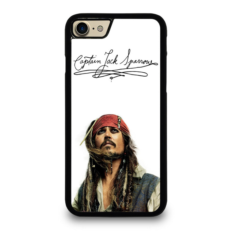 JACK SPARROW SIGNATURE PIRATES OF THE CARIBBEAN  iPhone 7 / 8 Case Cover