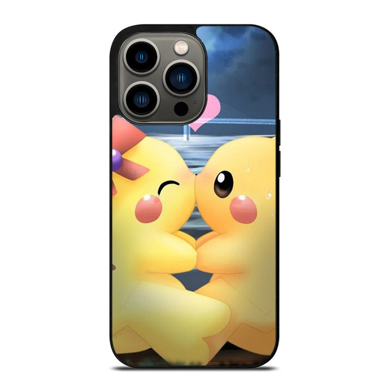 PIKACHU POKEMON IN LOVE iPhone 13 Pro Case Cover