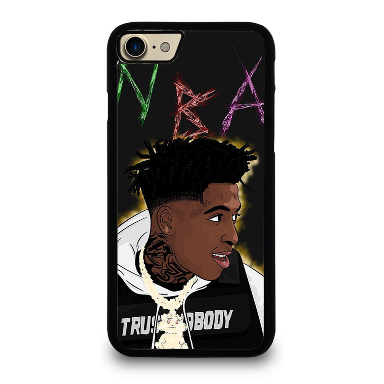 YOUNGBOY NBA RAPPER CARTOON iPhone 7 / 8 Case Cover