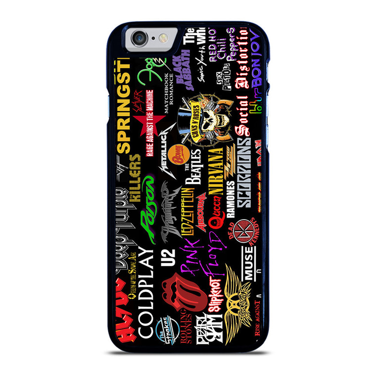 CLASSIC ROCK BAND COLLAGE iPhone 6 / 6S Case Cover