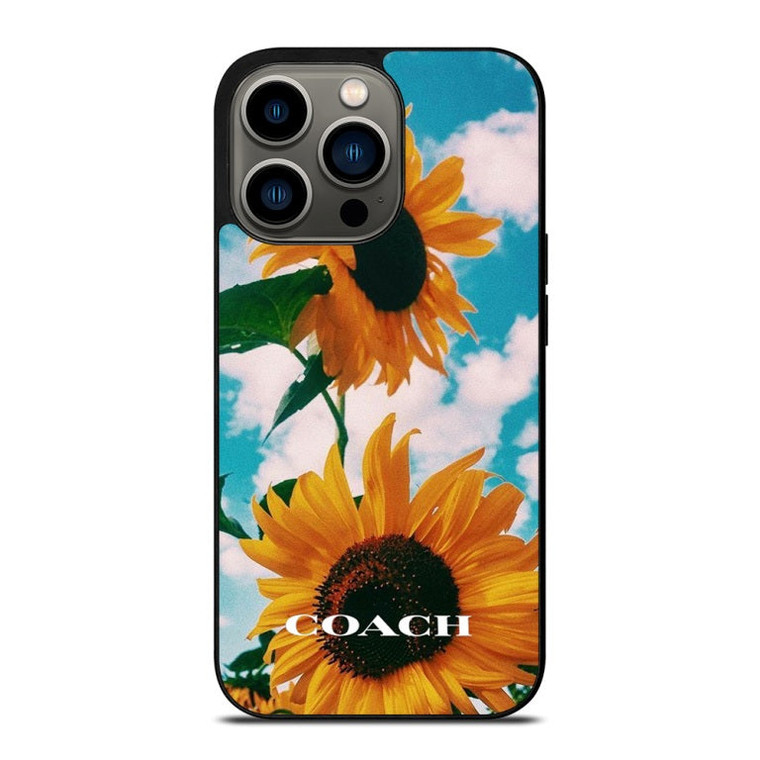 COACH SUNFLOWER iPhone 13 Pro Case Cover