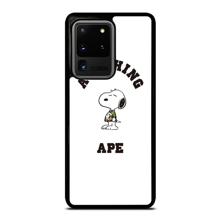 A BATHING APE BAPE SNOOPY Samsung Galaxy S20 Ultra Case Cover