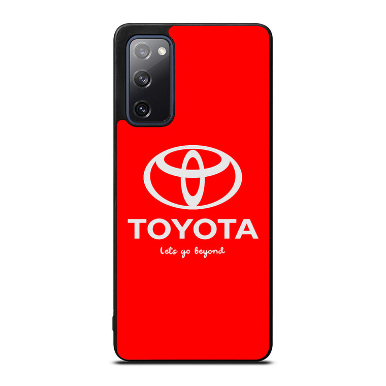 TOYOTA LETS GO BEYOND LOGO RED Samsung Galaxy S20 FE Case Cover