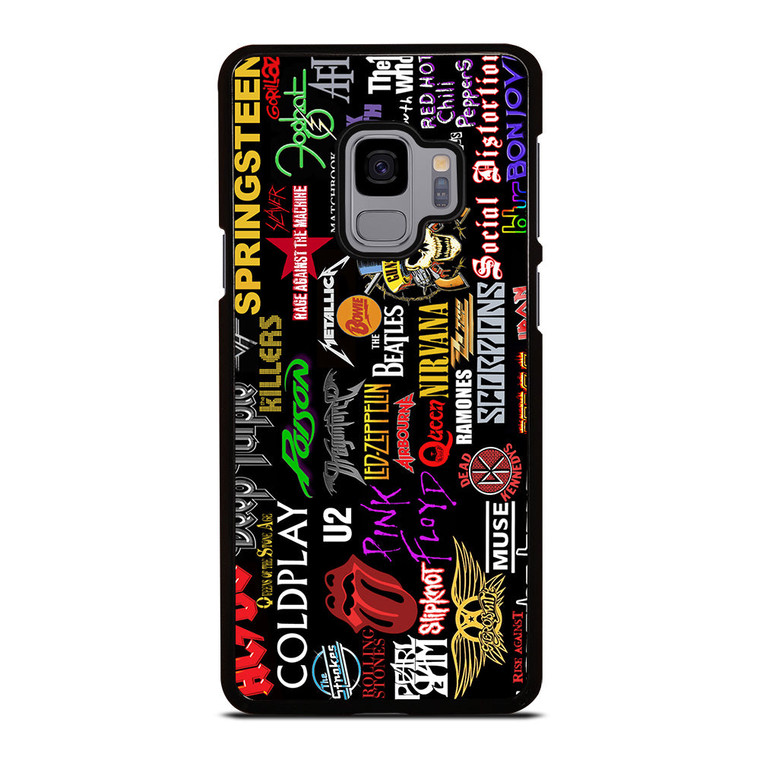 CLASSIC ROCK BAND COLLAGE Samsung Galaxy S9 Case Cover