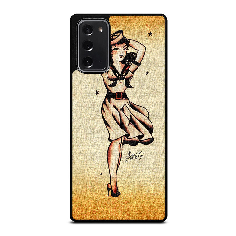 SAILOR JERRY TATTOO GIRL Samsung Galaxy Note 20 Case Cover