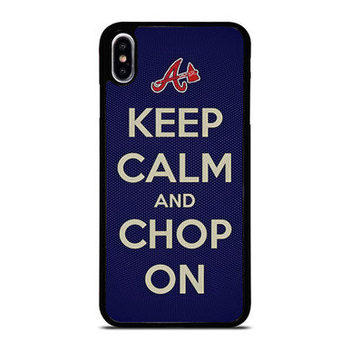 ATLANTA BRAVES CHOP ON BASEBALL iPhone XS Max Case Cover