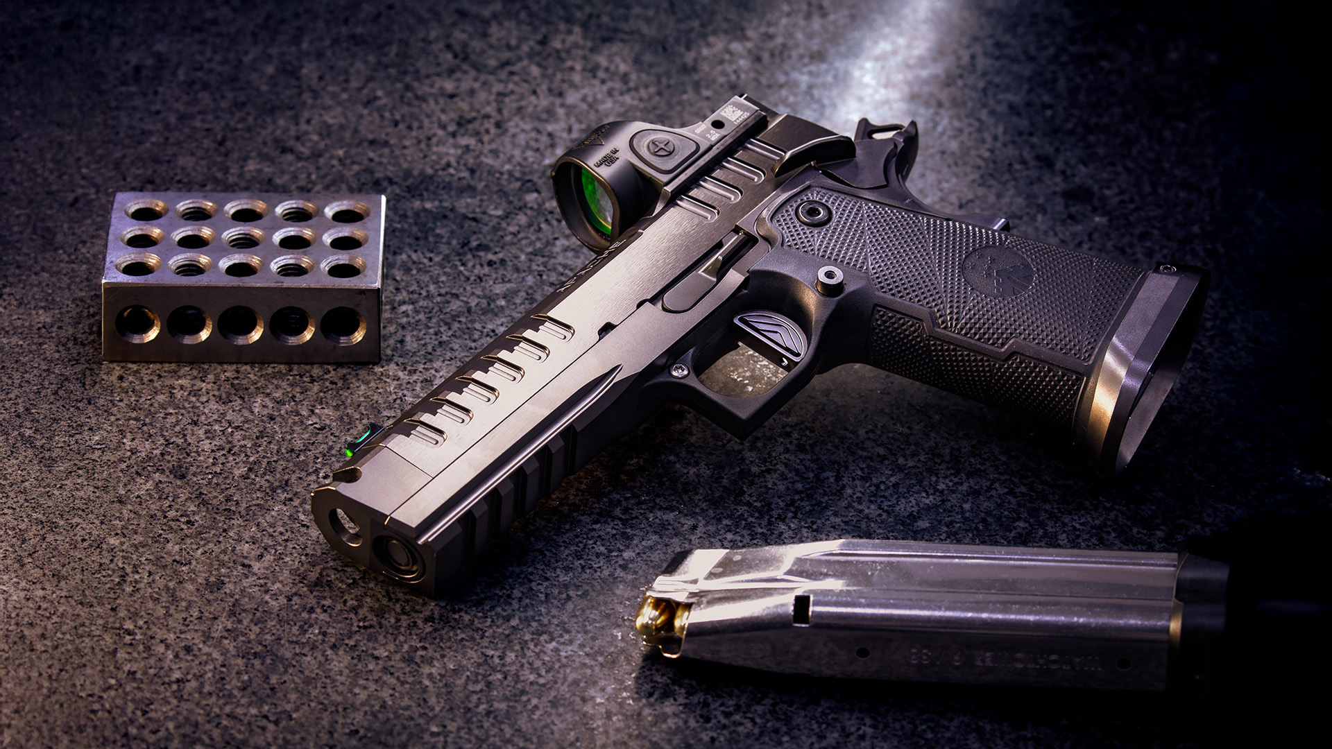 Watchtower Demolitia double stacked 1911