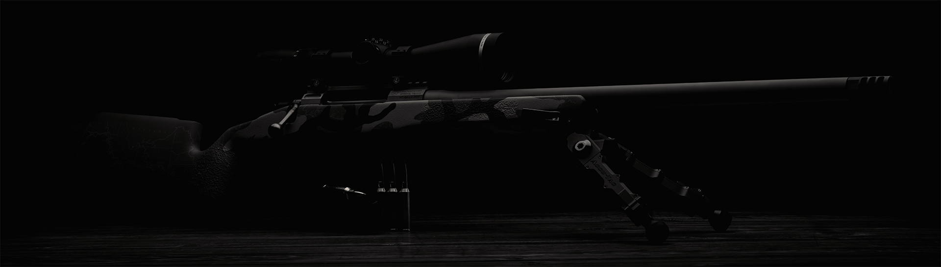 A vast, open landscape under a cloudy sky, representing the Bridger Rifles series.