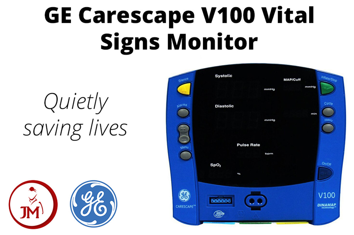 The GE Carescape V100 Vital Signs Monitor – Quietly Saving