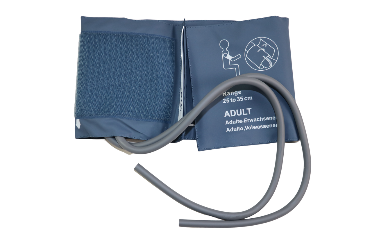 NIBP Blood Pressure Cuff 2 Tubes - Large Adult