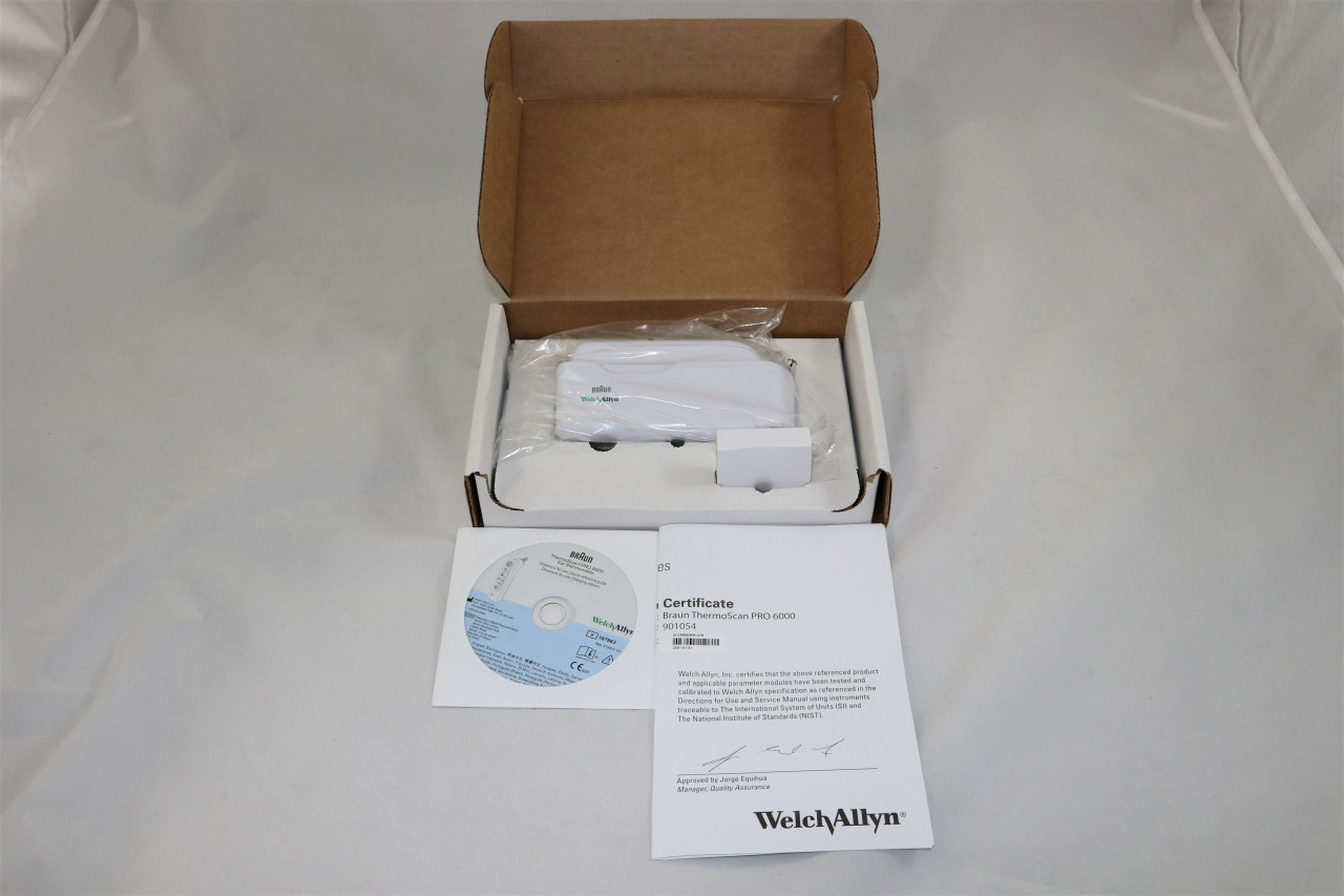 Welch Allyn Braun ThermoScan Pro 6000 Ear Thermometer - Jaken Medical Inc