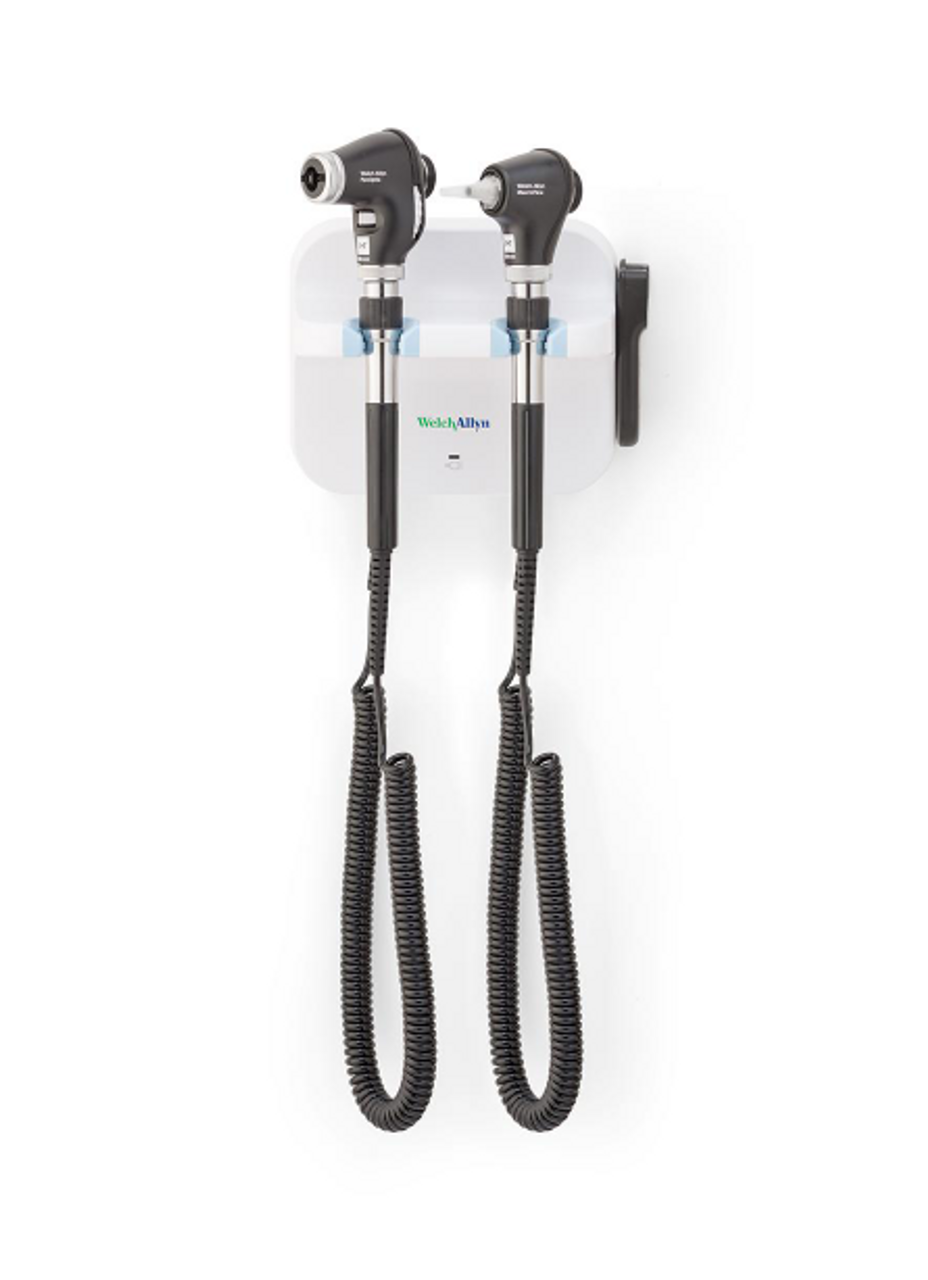 Welch Allyn Green Series 777 Wall Transformer with PanOptic Plus LED  Ophthalmoscope, MacroView Plus LED Otoscope for iExaminer, with iExaminer  SmartBracket Accessory (777-PM3XXX-US) - Jaken Medical Inc