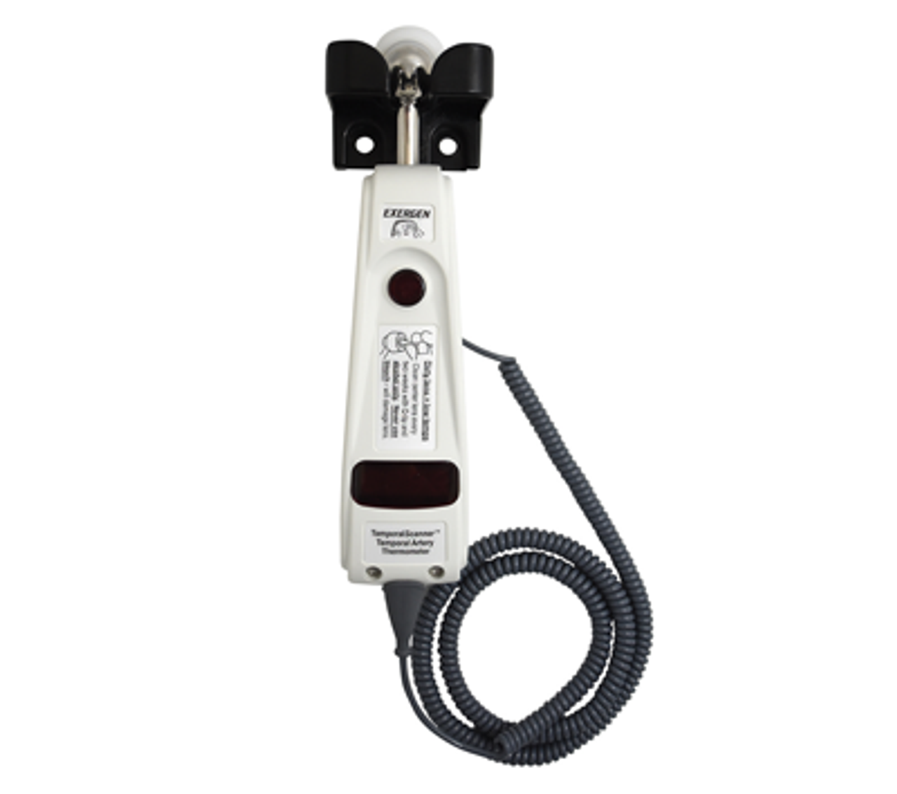 Exergen TAT-5000 Thermometer w/ Wall Mount & Latex Free Coiled Cable ...