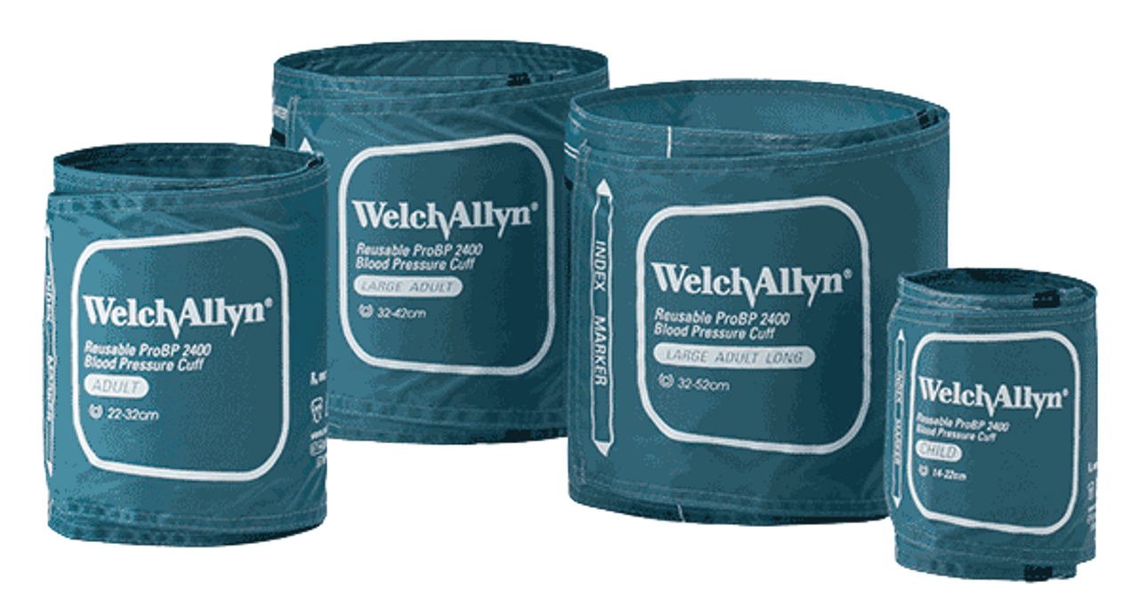 Welch Allyn ProBP 2400 Blood Pressure Replacement Cuffs (Sizes
