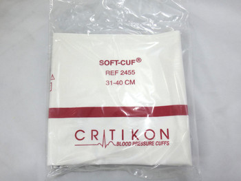 GE Critikon SOFT-CUF 2455, Large Adult, BP Cuff (20 Per Box) GE Critikon SOFT-CUF 2455, Large Adult, BP Cuff (20 Per Box)