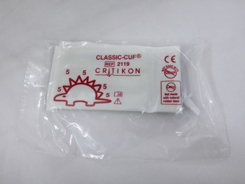 GE Critikon CLASSIC-CUF 2119 Neonatal#5 BP Cuff (SINGLE CUFF)