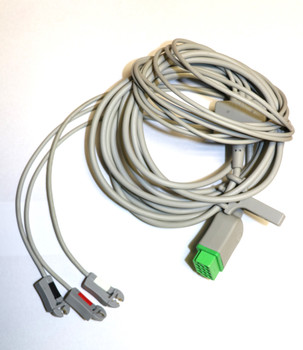 Multi-Link ECG Cable, 3-Lead Integrated with Grabber, Select, AHA 2021141-001,  2106309-001