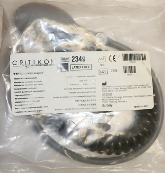 GE Critikon Wall Manometer Adaptor 2349 GE Critikon Wall Manometer Adaptor 2349