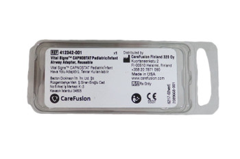 Reusable Vital Signs CAPNOSTAT Pediatric/Infant Airway Adapter (412342-001)