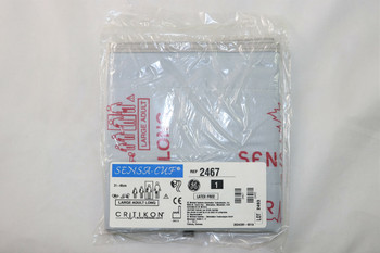 GE Critikon Blood Pressure Cuff SENSA-CUF 2467, Large Adult Long (SINGLE CUFF)