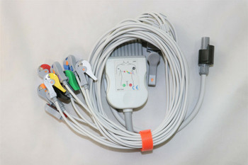 10-lead EKG Stress Cable with Grabber Lead Ends - Generic (SE-PC-AHA-Clip) 10-lead EKG Stress Cable with Grabber Lead Ends - Generic (SE-PC-AHA-Clip)