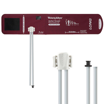 Welch Allyn FlexiPort Blood Pressure Cuff; Size-12 Large Adult Long, Reusable, 2-Tubes, Reuse-12L-2TP