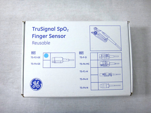 GE TS-F2-GE TruSignal SpO2 Reusable Finger Sensor