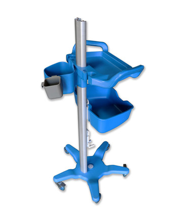 GE Dinamap Mobility Workstation Roll Stand
