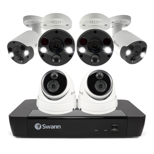 6 Camera 8 Channel 4K Ultra HD NVR Security System - SWNVK-886802D4FB