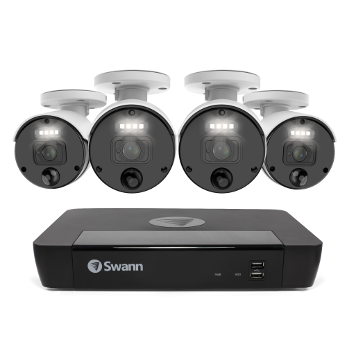 4 Camera 8 Channel 4K Master-Series NVR Security System | SWNVK-876804