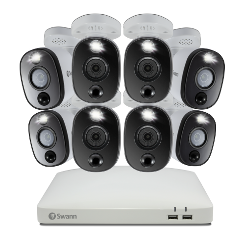 8 Camera 8 Channel 4K Ultra HD DVR Spotlight Security System | SWDVK-85680W8WL
