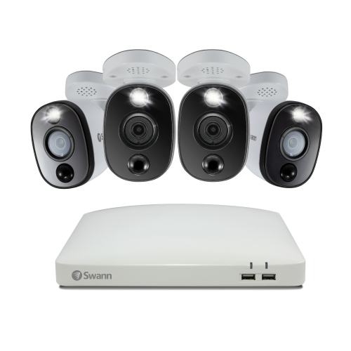 4 Camera 4 Channel 4K Ultra HD DVR Spotlight Security System | SWDVK-45680W4WL