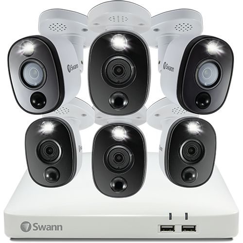 6 Camera 8 Channel 4K Ultra HD DVR Spotlight Security System | SWDVK-85680W6WL