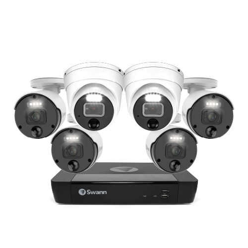 6 Camera 8 Channel 4K Master-Series NVR Security System | SWNVK-8768042DWL