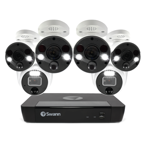 6 Camera 8 Channel 6K 12MP Mega HD Professional NVR Security System | SWNVK-890004FB2D