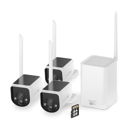 MaxRanger4K™ Solar 3 Camera Security System with Longest Range Wireless  | SWNVK-MR4KSD3 MaxRanger4K™ Solar 3 Camera Security System with Longest Range Wireless  | SWNVK-MR4KSD3