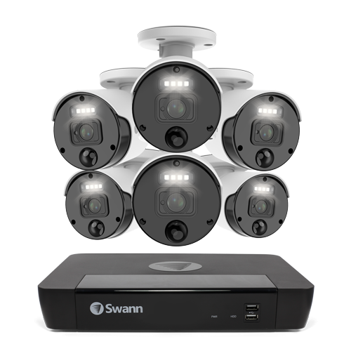 6 Camera 8 Channel 4K Master-Series NVR Security System | SONVK-876806 6 Camera 8 Channel 4K Master-Series NVR Security System | SONVK-876806