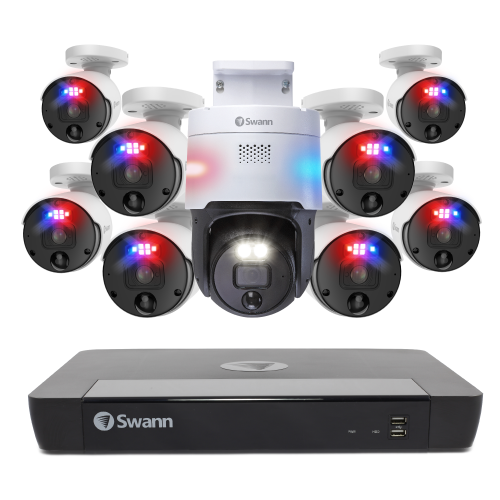 9 Camera 16 Channel 4K Ultra HD Professional NVR Security System - SONVK-16898081PT 9 Camera 16 Channel 4K Ultra HD Professional NVR Security System - SONVK-16898081PT
