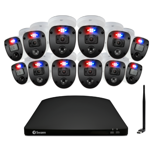 Home 12 Camera 16 Channel 1080p Full HD DVR Security System | SWDVK-1646812SLW Home 12 Camera 16 Channel 1080p Full HD DVR Security System | SWDVK-1646812SLW