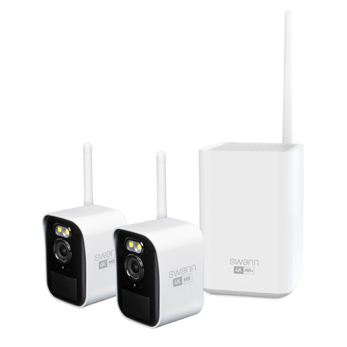 Swann MaxRanger4K™ Mini Long-Range Wireless Security System with 2 Cameras | SWNVK-MRMINISD2