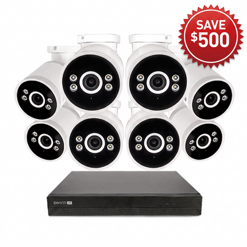 AdvancedX™ Wired 4K NVR Security System with 24/7 Recording | SWNVK-16ADVANX8B